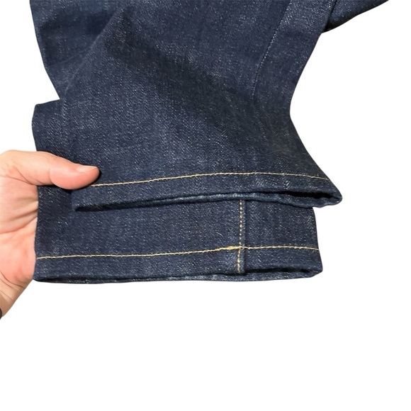 Gustin Men's Raw Dark Wash Straight Jeans 33 - Picture 3 of 13